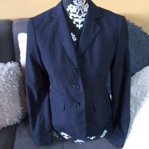 NINE WEST Navy Blue Blazer Jacket 6P